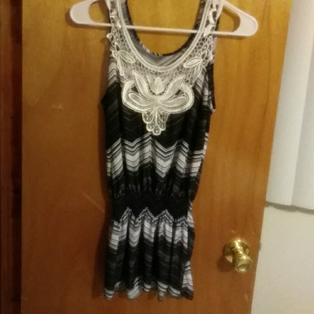 Black and white blouses